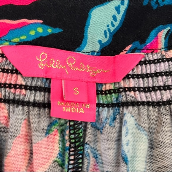 Lilly Pulitzer Norris 3/4 Sleeve Dress Onyx Paradise Glow S - Picture 7 of 10